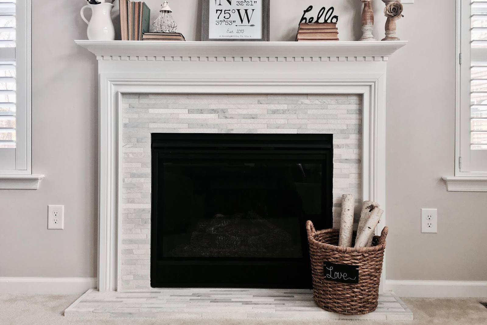 Black Slate Fireplace Surround Fresh 25 Beautifully Tiled Fireplaces