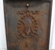 Brass Fireplace Doors Lovely Vintage 1930 S 1940 S Cast Iron Fleur De Lis Coat Of Arm