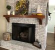 Bricks for Fireplace Unique Painted Brick Fireplace Sw Pure White Over Dark Red Brick