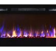 Built In Wall Electric Fireplace Fresh Bombay 36 Inch Crystal Recessed touch Screen Multi Color Wall Mounted Electric Fireplace