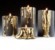 Candle Holder for Inside Fireplace Fresh Black Candle Holders with Dripping Gold