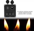 Carlington Electric Fireplace Fresh Amazon Keenso 3 Gang Rocker Switch Panel Waterproof