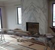 Chevron Fireplace Screen New Contemporary Slab Stone Fireplace Calacutta Carrara Marble