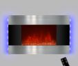 Classic Flame Electric Fireplace Manual Beautiful Led Backlit 36" Stainless Steel Wall Mount Heater Fireplace
