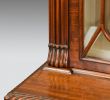 Claxton Fireplace Elegant [cdata[regency Mahogany Breakfront Secretaire Bookcase]]