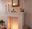 Contemporary Fireplace Surround Elegant White Mantel Gas Fireplace