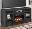 Contemporary Tv Stand with Fireplace Beautiful Fabio Flames Greatlin 64" Tv Stand In Black Walnut