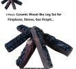 Decorative Fireplace Logs Lovely Decorative Logs Stone and Glass 4 5 8 9 10 Pcs