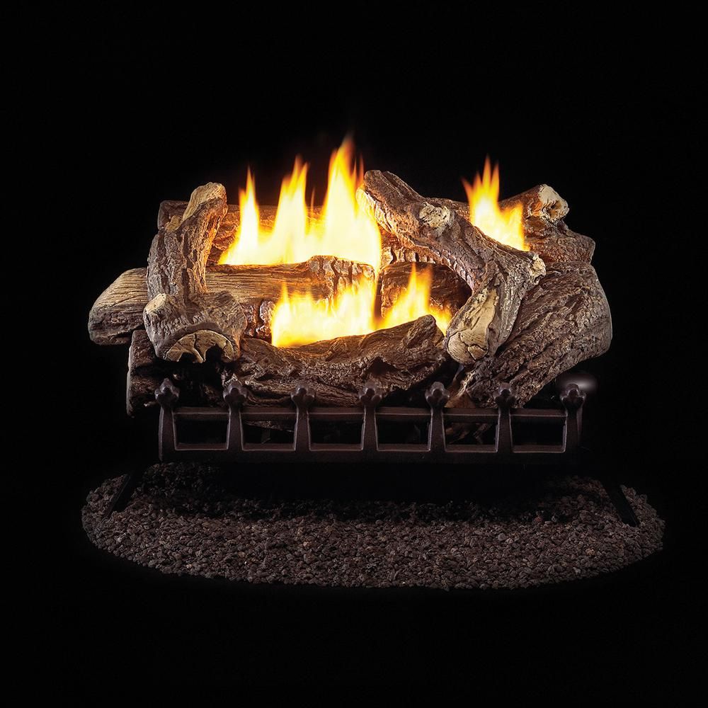 Direct Vent Gas Fireplace Home Depot Unique Pro 24 In Ventless Liquid Propane Gas Log Set with