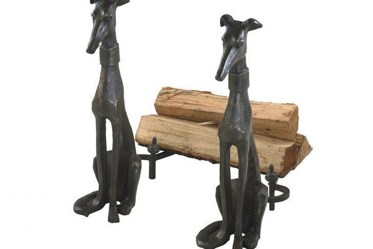 Dog Irons for Fireplaces Beautiful Dog andirons