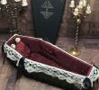 Dollhouse Fireplace Awesome Miniature Coffin Miniature Casket Ooak Miniature