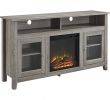 Driftwood Fireplace Tv Stand Luxury Walker Edison Freestanding Fireplace Cabinet Tv Stand for Most Flat Panel Tvs Up to 65" Driftwood