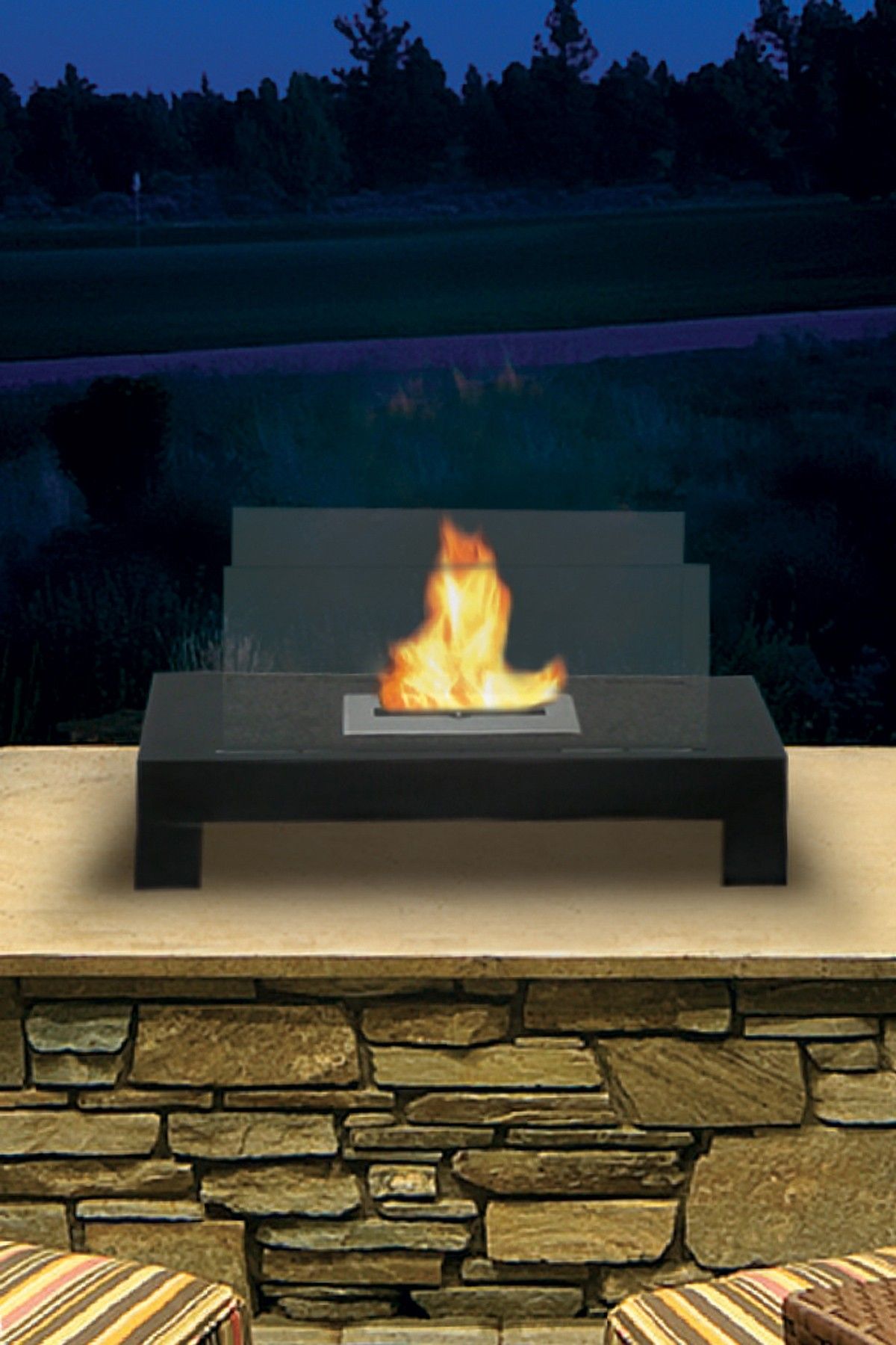 Ecosmart Fireplace Elegant Gramercy Indoor Outdoor Fireplace