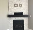 Electric Fireplace for Bathroom Beautiful Thin Stone Cut Face Stone Dark Beam Mantle Corner