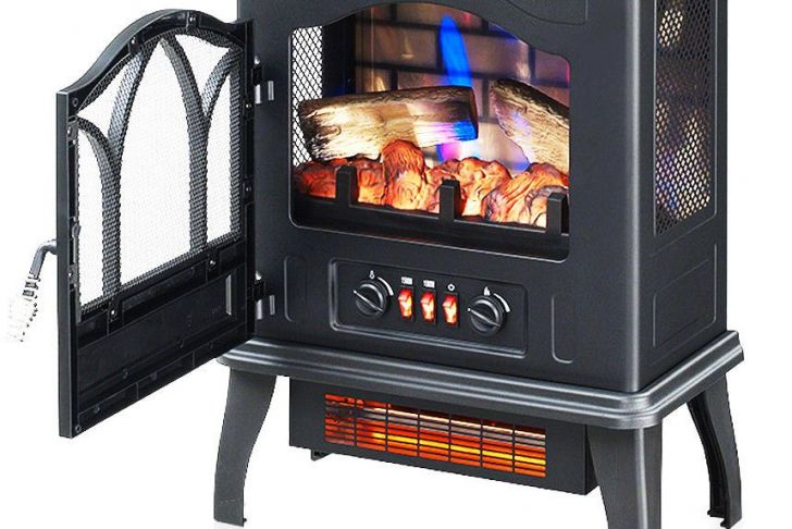 Electric Fireplace Space Heater Elegant Chimneyfree Electric thermostat Fireplace Space Heater