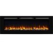 Electric Fireplace with thermostat Control Beautiful 60" Alice In Wall Recessed Electric Fireplace 1500w Black