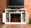 Electric Fireplace with thermostat Control Luxury Antique White Electric Fireplaces