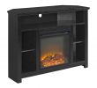 Espresso Fireplace New Walker Edison Wood Fireplace Tv Stand Cabinet for Most