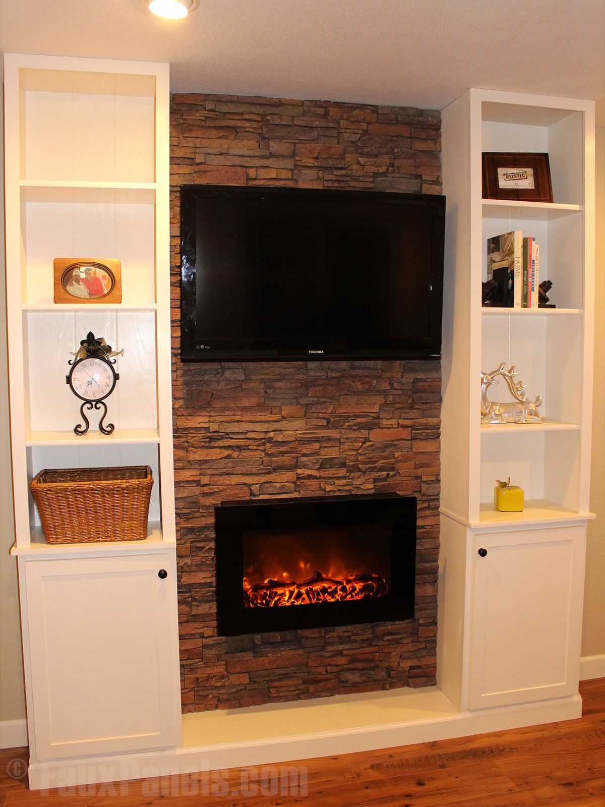 Fake Wall Fireplace Elegant Faux Fireplace Ideas Can Also Include Your Entertainment