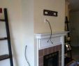 Fake Wall Fireplace Fresh Concealing Wires In the Wall Over the Fireplace before the