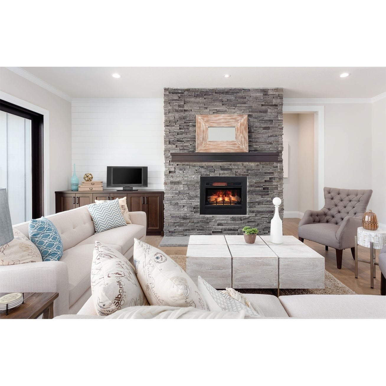 Fake Wall Fireplace Lovely Classicflame 26" 3d Infrared Quartz Electric Fireplace Insert