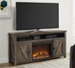 Farmhouse Tv Stand with Fireplace Elegant Media Fireplace with Remote