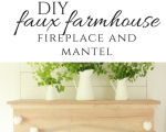 29 Beautiful Faux Fireplace Mantel Diy