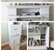 Faux Fireplace Mantel Diy Lovely Faux Fireplace Mantle with Hidden Storage Cabinets