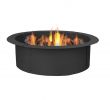 Fireplace Brick Home Depot Awesome Sunnydaze Decor 27 In Round Steel Wood Burning Fire Pit Kit