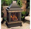 Fireplace Brick Home Depot Fresh Sunjoy Amherst 35 In Wood Burning Outdoor Fireplace