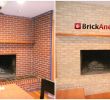 Fireplace Brick Liner Awesome Covering Brick Fireplace with Tile Charming Fireplace