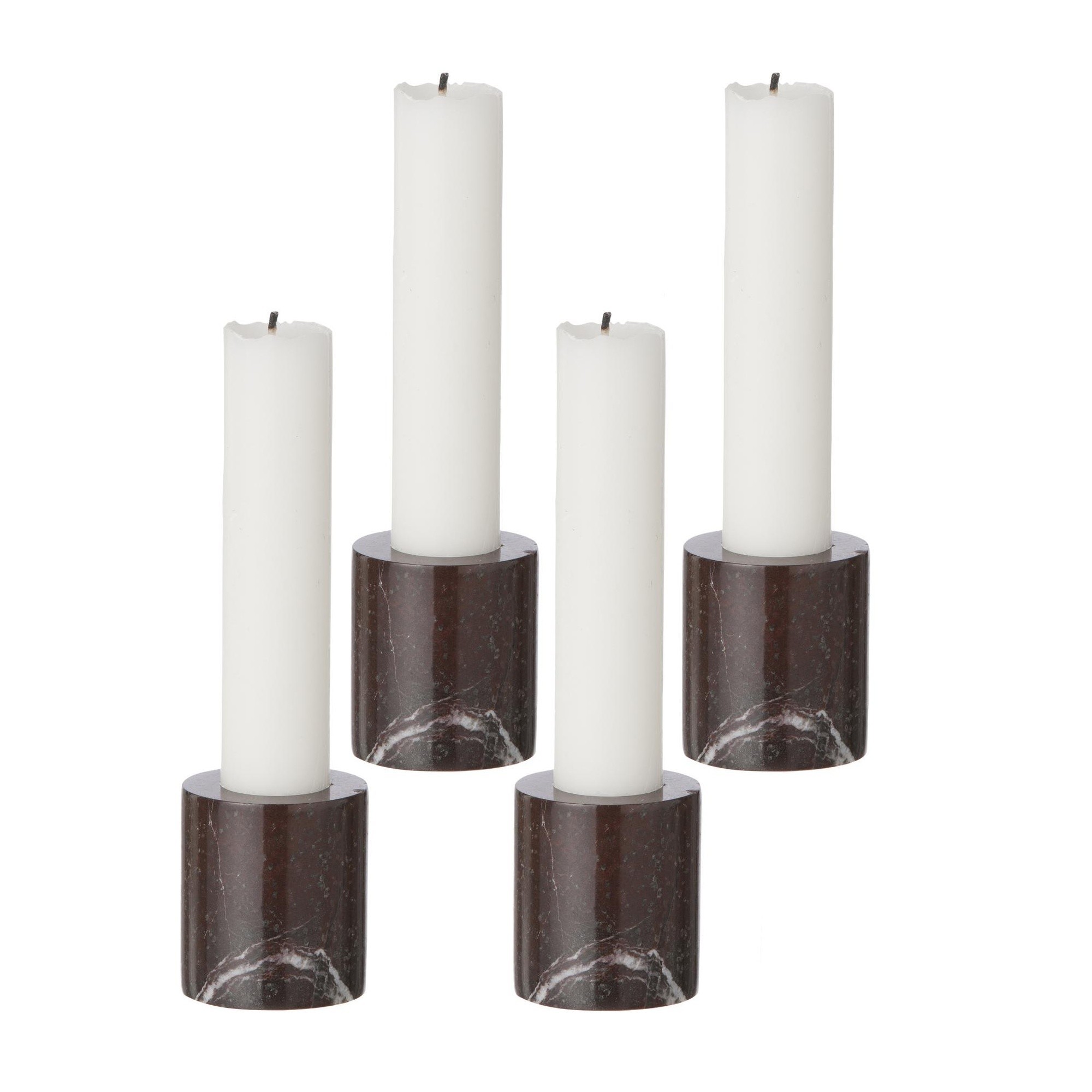 Fireplace Candelabra New Marble Candle Holder Set Of 4