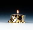 Fireplace Candle Stand Luxury Black Candle Holders with Dripping Gold