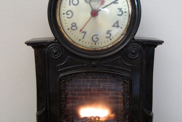 Fireplace Clock Fresh Vintage Mastercrafters Animated Fireplace Clock 1950s