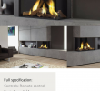 Fireplace Controls Beautiful Versatile Two Sided Corner Fire the Lugo 2 is Available In