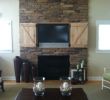 Fireplace Cover Ideas Elegant Hidden Tv Over Fireplace Open Doors Decor and Design