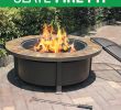 Fireplace Creations Fresh the Backyard Creations 44” Wood Burning Firepit Table