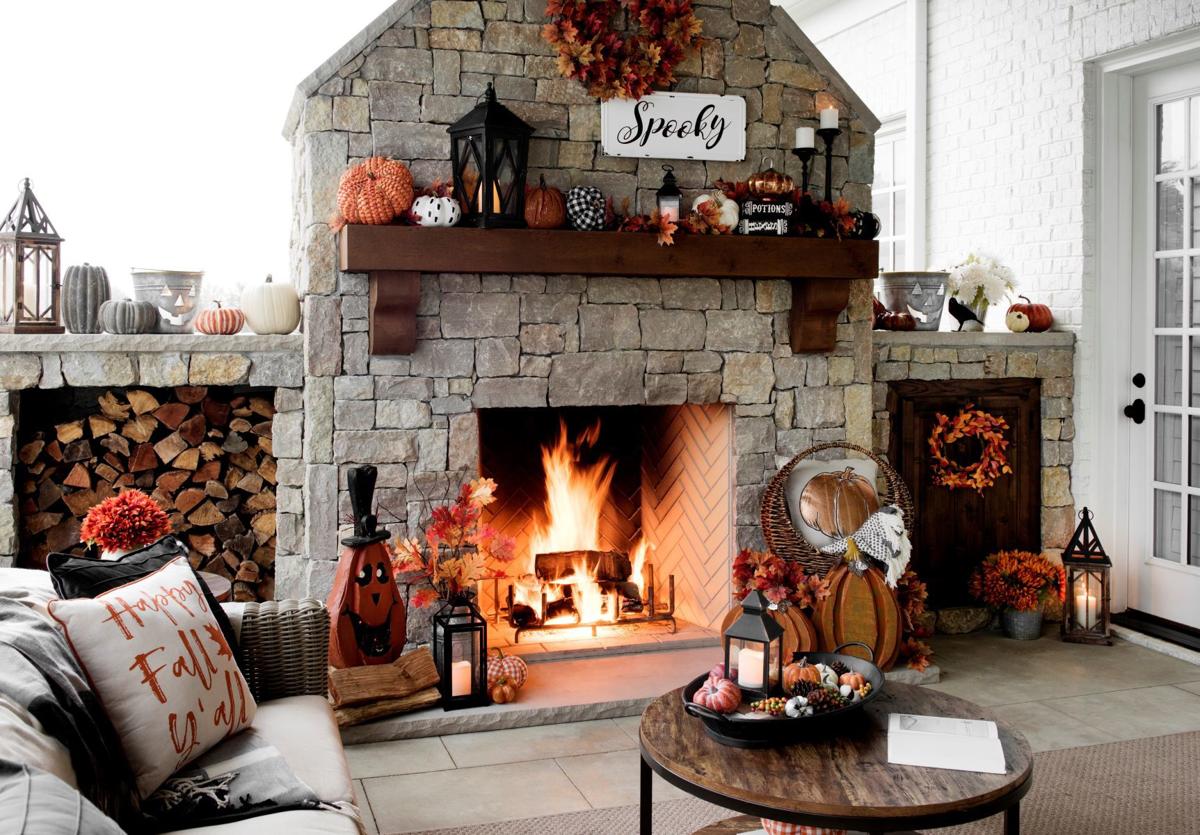 Fireplace Garland Lovely at Home with Marni Jameson Fall is In the Air and Should Be