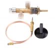 Fireplace Gas Valve Cover Best Of Aupoko Gas Control Cock Valve with thermocouple and Knob Switch Lpg Low Pressure Propane Gas Safety Valve Kit with Flare Thread 5 8 18unf Inlet &