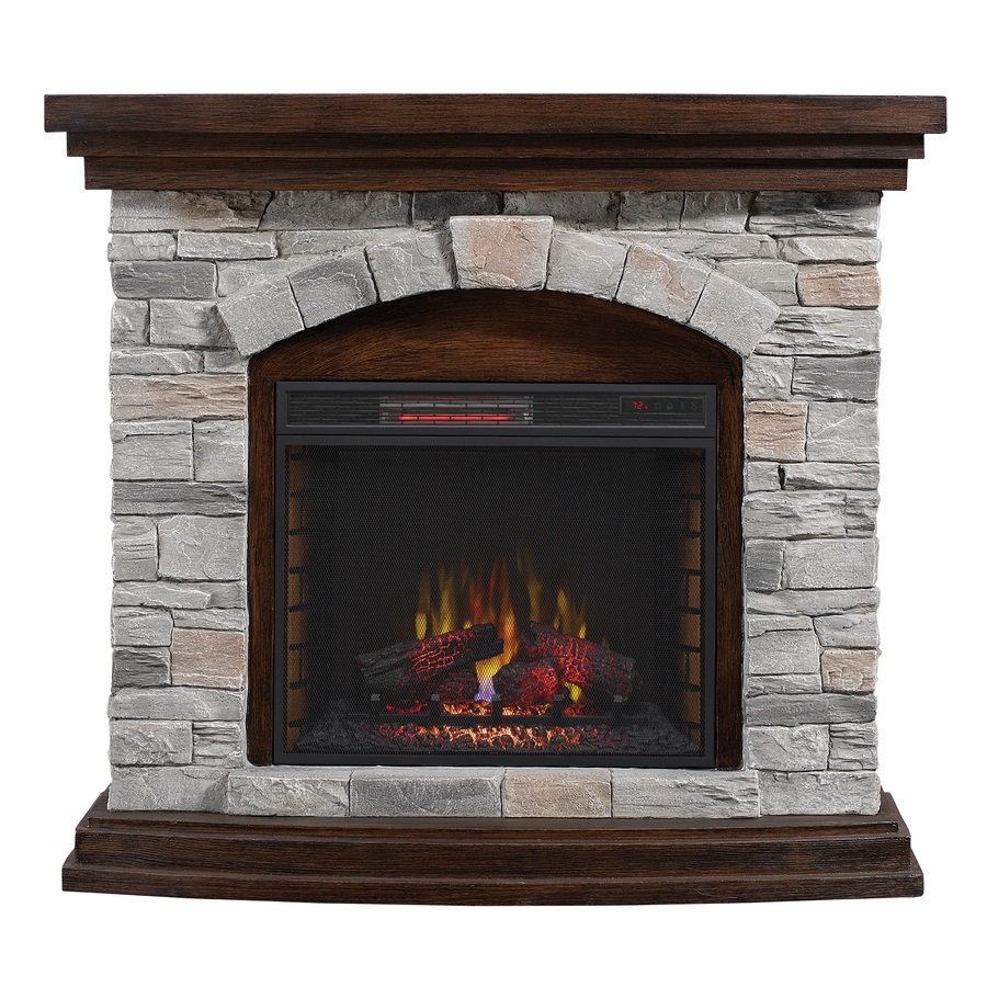 Fireplace Looking Heaters New Rustic Fireplace Electric