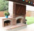 Fireplace Oven Beautiful Custom Made Brick Fireplace with A Firewood Holder and Tv