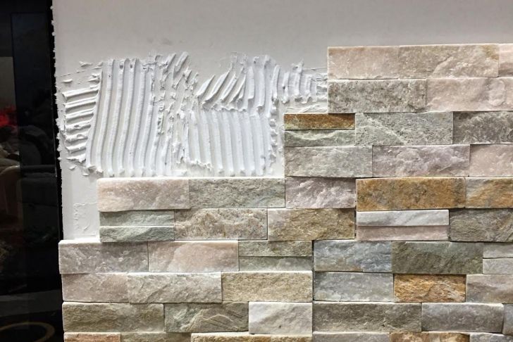 Fireplace Rock Tile Awesome How to Install Stacked Stone Tile On A Fireplace Wall