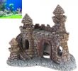 Fish Tank Fireplace Luxury 2019 Resin Cartoon Castle Aquariums Decorations Castle tower ornaments Fish Tank Aquarium Accessories Decoration From Chenyuanfei $5 78