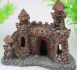 Fish Tank Fireplace New 2019 Resin Cartoon Castle Aquariums Decorations Castle tower ornaments Fish Tank Aquarium Accessories Decoration From Chenyuanfei $5 78