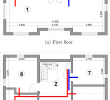 Gas Fireplace Components Unique Sketches Of the First and Second Floors Kitchen Coupled to