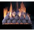 Gas Fireplace with Electric Switch Lovely 18" Natural Fire Balls Vented Match Light Custom Embers Pan