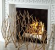 Gold Fireplace Best Of Golden Branch Fireplace Screen