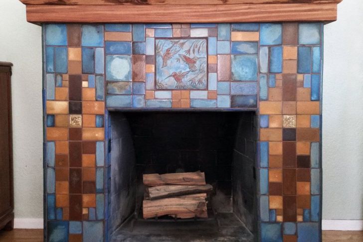 Hearthside Fireplace Elegant Fireplaces — Pasadena Craftsman Tile