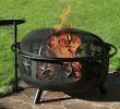 Heavy Duty Fireplace tools New Sunnydaze Decor 36 In W X 22 5 In H Round Steel Wood Burning Fire Pit with Cooking Grate and Spark Screen