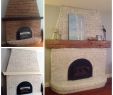 Houzz Fireplace Mantels Lovely Diy Whitewash A Brick Fireplace Fireplace Makeover
